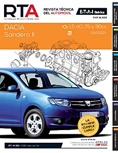 Livre: Dacia Sandero II - diesel 1.5 dCi (desde 09/2012) - Revista Técnica del Automovil (RTA 252)