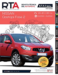 Livre: Nissan Qashqai - Fase 2 - diesel 1.6 dCi 130 cv (03/2010 - 01/2014) - Revista Técnica del Automovil (RTA 254)