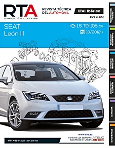 Livre: Seat Léon III - diesel 1.6 TDI (desde 10/2012) - Revista Técnica del Automovil (RTA 274)