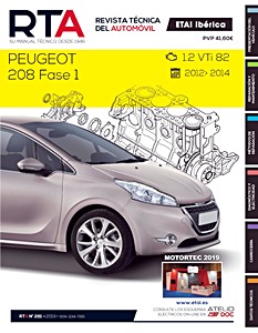 Livre: Peugeot 208 - Fase 1 - gasolina 1.2 VTi (2012-2014) - Revista Técnica del Automovil (RTA 281)