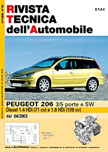 Peugeot 206 - 1.4 HDi/1.6 HDi (04/03->)
