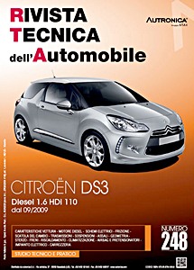Citroën DS 3 (A55) - Diesel 1.6 HDi 110 (dal 09/2009) | Rivista Tecnica dell'Automobile (RTA 248) | ETAI-Autronica