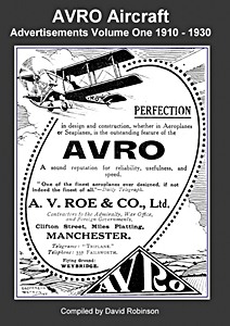 Livre: AVRO Aircraft Advertisements (Volume One, 1910 - 1930)