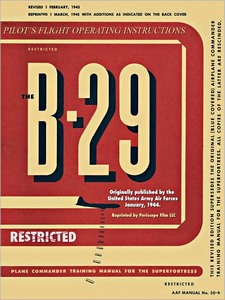 Book: B-29 Bomber - Pilot's Flight Operating Instructions