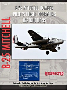 Book: North American B-25 Mitchell Bomber - Pilot's Flight Operation Instructions