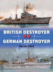 Boek: British Destroyer vs German Destroyer: Narvik 1940