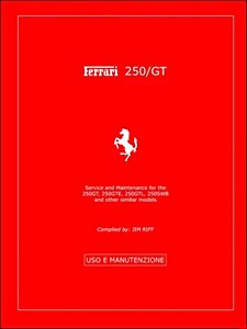 Boek: Ferrari 250 / GT - Service and Maintenance