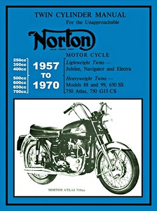 Boek: Norton Twin Cylinder Manual (1957-1970) - Lightweight Twins & Heavyweight Twins - Clymer Manual Reprint