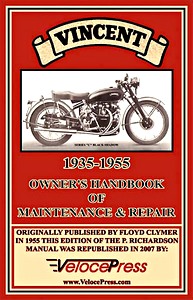 Boek: Vincent Maintenance & Repair (1935-1955)