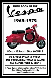 3rd Book of the Vespa - 90, 125 & 150 cc (1963-1972)