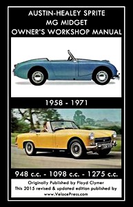 Book: Austin-Healey Sprite / MG Midget - 948 cc, 1098 cc, 1275 cc (1958-1971) - Clymer Owner's Workshop Manual