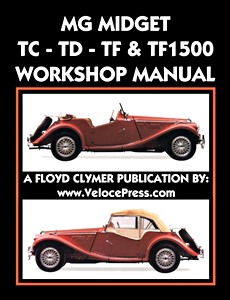 Książka: MG Midget TC, TD, TF, TF 1500 (1945-1955) WSM