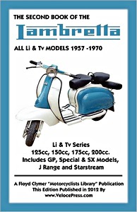 Książka: The Second Book of the Lambretta - All Li & Tv Models (1957-1970) - Clymer Manual Reprint