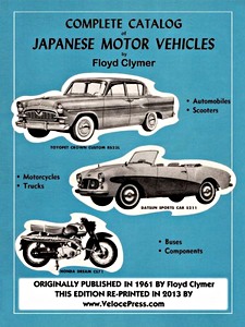 Buch: Complete Catalog of Japanese Motor Vehicles