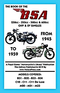Buch: The Book of the BSA (1945-1959) - 250 cc, 350 cc, 500 cc & 600 cc OHV & SV Singles - Clymer Manual Reprint