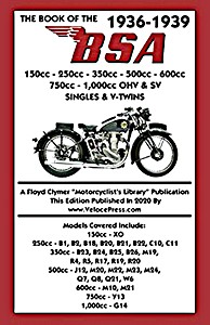 The Book of the BSA (1936-1939) - 150-1000 cc