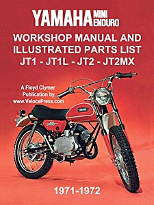Książka: Yamaha Mini-Enduro JT1, JT1L, JT2, JT2MX (1971-1972) - Workshop Manual and Illustrated Parts List - Clymer Manual Reprint