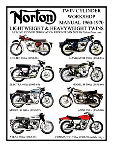 Buch: Norton Twin Cylinder Workshop Manual (1960-1970) - Lightweight & Heavyweight 250 cc to 750 cc - Clymer Manual Reprint