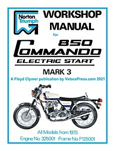 Buch: Norton 850 Commando - Electric Start Mark 3 - All Models (1975-1978) - Clymer Manual Reprint