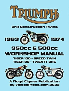 Book: Triumph 350cc & 500cc Twins: Tiger 100, Speed Twin, Tiger 90, Twenty One (1963-1974) - Workshop Manual 