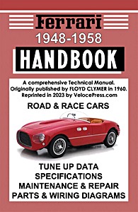 Buch: Ferrari Handbook 1948-1958 - A Comprehensive Technical Manual for the Road & Race Cars 