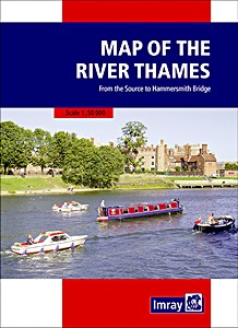 Navigation chart: Map of the River Thames