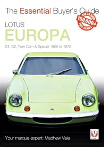 Book: Lotus Europa - S1, S2, Twin-cam & Special (1966-1975) - The Essential Buyer's Guide