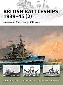 Livre: British Battleships 1939-45 (2) - Nelson and King George V Classes (Osprey)