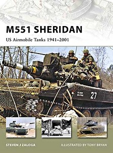 Livre: M551 Sheridan - US Airmobile Tanks 1941-2001 (Osprey)