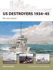 Livre: US Destroyers 1934-45 - Pre-war Classes (Osprey)