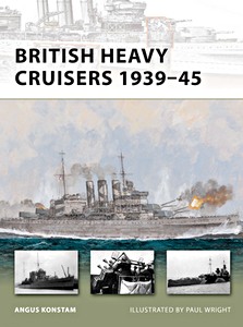 Książka: [NVG] British Heavy Cruisers, 1939-45