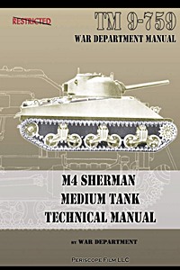 Livre: M4 Sherman Medium Tank - Technical Manual (TM 9-759)