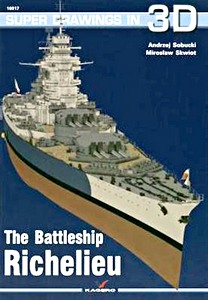 Boek: The Battleship Richelieu (Super Drawings in 3D)