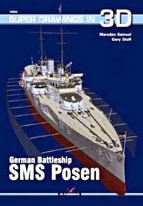 Livre : German Battleship SMS Posen (Super Drawings in 3D)