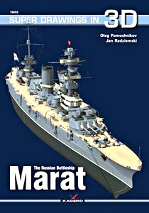 Książka: The Russian Battleship Marat (Super Drawings in 3D)