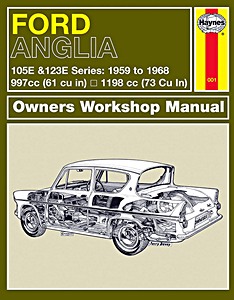 Boek: Ford Anglia (1959-1968) - Haynes Owners Workshop Manual