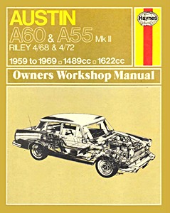 Boek: Austin A60 & A55 Mk II Cambridge / Riley 4/68 & 4/72 (1959-1969) - Haynes Service and Repair Manual