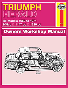 Livre: Triumph Herald - All models (1959-1971) - Haynes Owners Workshop Manual