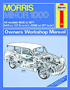 Książka: Morris Minor 1000 - All models (1956-1971) - Haynes Service and Repair Manual