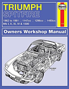 Livre: Triumph Spitfire Mk I, II, III, IV & 1500 (1962-1981) - Haynes Service and Repair Manual