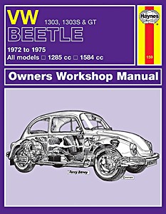 Książka: VW Beetle 1303, 1303 S & 1303 GT - 1285 cc and 1584 cc (1972-1975) - Haynes Owners Workshop Manual