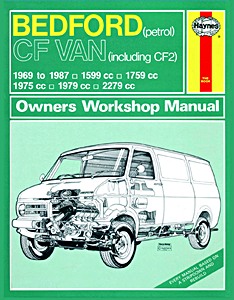 Książka: Bedford CF / CF2 Van Petrol (1969-1987) - Haynes Service and Repair Manual