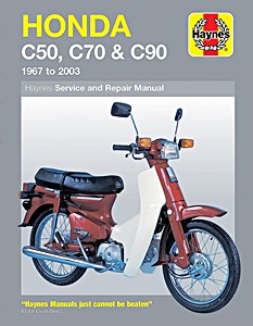 Boek: Honda C50, C70 & C90 (1967-2003) - Haynes Owners Workshop Manual