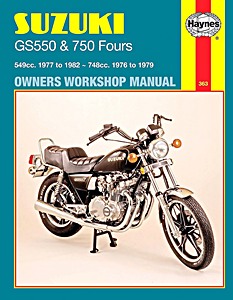 Boek: Suzuki GS 550 (1977-1982) & GS 750 Fours (1976-1979) - Haynes Owners Workshop Manual