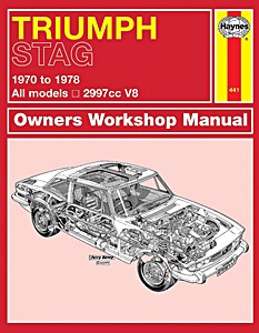 Book: Triumph Stag V8 - All models (1970-1978) - Haynes Owners Workshop Manual