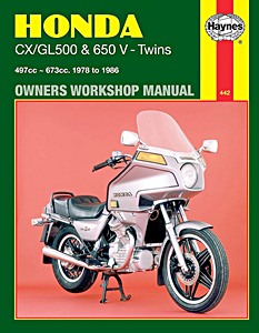 Livre: Honda CX 500, CX 650 / GL 500, GL 650 - V-Twins 497 cc, 673 cc (1978-1986) - Haynes Owners Workshop Manual