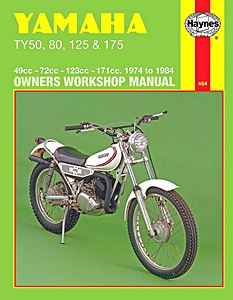 Boek: Yamaha TY 50, 80, 125 &175 - 49 cc, 72 cc, 123 cc, 171 cc (1974-1984) - Haynes Owners Workshop Manual