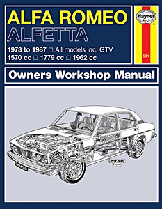 Boek: Alfa Romeo Alfetta Saloon / Coupe / GTV (1973-1987) - Haynes Owners Workshop Manual