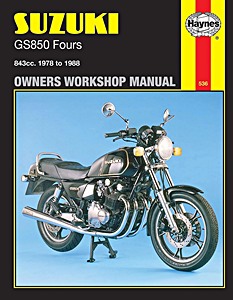 Książka: Suzuki GS 850 Fours - 843 cc (1978-1988) - Haynes Owners Workshop Manual