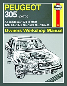 Książka: Peugeot 305 - Petrol (1978-1989) - Haynes Service and Repair Manual